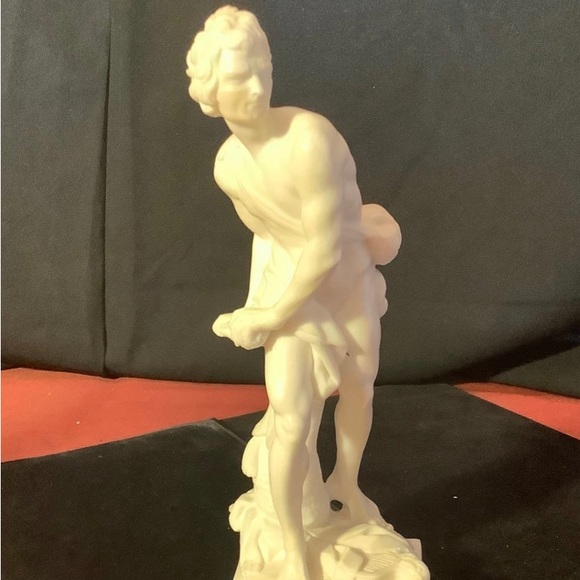 Figurines (Pair) Made In Italy Venus De Milo & David - Picture 3 of 5